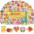 HORIECHALY 300 Scented Stamp Stickers for Kids, Scratch and Sniff Reward Stickers,Non-Toxic Incentive Smelly Stickers for Classroom&Family Reward, Party Favors, Journaling & Travel Activities