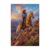 Horse Cowgirl on Golden Western Realistic Wooden Jigsaw Puzzle 1000 Pieces