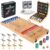 Horse Racing Board Game – 23″x12″ – Derby Classic Horse Race Game with 11 Metal Horses – Foldable Wood Horse Game with Dice, Premium Chips & 2 Packs of Cards – Log