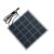 Hosrivae 4W 5V Solar Charging Panel, Polycrystalline Silicon Solar for battery Charger for 3.7V-5V Devices, Portable for mini Panel for Garden Lights, Camping, for Outdoor Power