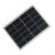 Hosrivae 5V 3W Solar Panel Polycrystalline Photovoltaic Cell with DC Connector for 3.7V Batteries, Portable Outdoor Solar Charger for Garden Lighting, 170 x 130mm Module