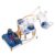 Hosrivae for acrylic 4DOF Robotic Arm Kit Featuring 51 Microcontroller, and-Play USB Power Supply, for versatile Movement Robot for Engineering Education and STEM Learning Experiments(Transparent