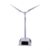 Hosrivae Windmill Model Desktop Decor, ABS Science Education Toy, Rotating Craft Display Home Office School Project, White 10.43 Inch