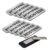 Hostess 1 x 3 Name Tag, Magnetic Backing Silver (10 Pack)