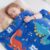 HOSUKKO Weighted Blanket – 2 lbs Blue Dinosaur Heavy Blanket- Small Size Breathable Weighted Throw Blanket(19 * 21 inches, 2 lbs)