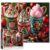 Hot Chocolate Candy Festive Christmas Cups 500pcs, 18 * 24 Inch Jigsaw Puzzle, Holiday Drink Cozy Indoor Relax Gift