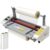 Hot Cold Roll Laminator, A2 Single/Double-Sided Laminating Machine with 9-Gear Transmission & Automatic Insertion