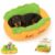 Hotdog Design Dog Bed, Washable Warm Pet Cushion, Soft, Removable Washable Pet Mat for Small Dog Cat, Cute Cozy Cat Sofa, Funny Fuzzy 26.77/22.8in for Medium Dogs(Large)