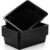 Hoteam 10 Pcs Flat Storage Organizer Tray Bin Paper Tray for Classroom Plastic Stackable File Organizer for School Office Teacher Book Organization(Black,13.78 x 9.84 x 3.15 Inch)