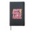 Hot Girls Like Techno (Funny Music Festival Statement) Hardcover Journal, Black