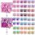 Hotlea 48 PCS Scrub Life Badge Reels Bulk Funny Colorful Badge Holders Retractable Clip Cute Nursing MA RN LPN CNA Badge Buddy Nurses Accessories for Work