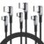 HOTNOW USB to USB C Cable Right Angle [3Pack 3ft] USB A to USB C 90 Degree Type C Fast Charging Cord Compatible with iPhone 17 16 15, Samsung Galaxy S10 S9 S8 Plus Note 9 8 and Type c Devices