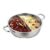 Hot Pot Twin Divided Stainless Steel 32cm Cookware Induction Ruled Compatible Soup Stock Pots Home Kitch