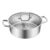 Hot Pot Twin Divided Stainless Steel Cookware Induction Ruled Compatible Soup Stock Pots Home Kitchen 28/30/32cm