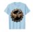 Hot Rod Mechanic Grease Hands Wrench Graphic T-Shirt, Men, Baby Blue, 3X-Large