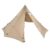 Hot Tent for 4-6 Persons, Portable Winter Tipi Tent with Stove Jack, Waterproof Canvas Camping Tents, Lightweight 4 Season Shelter Tents for Hiking Fishing Backpacking, L Size