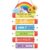 HOURIA In Case No One Told You Sign Rainbow Motivational Classroom Decor