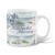House Ceramic Coffee Mug, Coastal Fanciful Ocean Lighthouse Summer Blue Novelty Hot Chocolate Mug with Handle Ideal for Friendship Family Colleague Teachers Sweetheart Staff 11 Oz