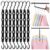 HOUSE DAY Closet Organizers and Storage 8 Pack – Black, Saving Closet Space