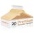 HOUSE DAY Premium Wooden Hangers 20 Pack – Heavy Duty & Durable Coat Hanger