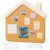 House Felt Bulletin Board, 24 x 24 in Photo & Memo Board for Wall