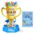 HOWAF Pop Up Father’s Day Card, Best Dad Ever Trophy 3D Cards, Happy Fathers Day Greeting Card from Daughter Son Wife, Fathers Day Gift Cards for Dad Daddy Grandfather Husband Man