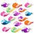 HOZKEAP 24 Packs Bulk whales Push Fidget Bubble Mini Pop， Birthday Party Favors Supplies Classroom summer Students Bubble Prize