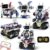 HPROMOT 5-in-1 STEM Robot Building Kit for Kids Ages 6-16, Remote & App Controlled, Rechargeable Engineering Learning DIY Coding Toy, Educational Building Blocks Gift for Girls & Boys (603 PCS)