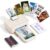 HPRT 4×6 Photo Printer with 54 Sheets & 1 Ribbon, Beige
