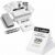 HPRT Inkless Portable Printer Set Wireless for Travel, MT610 & Paper & Kit & 200 Sheets Thermal Paper Bundle