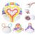 HPSH Pull String Sensory Ball with 16 Silicone Strings, Stress Relief Toy for Kids & Adults, Helps Improve Focus & Hand-Eye Coordination, Great for Travel, Classroom, Desk & Birthday Gift