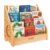 Hrssnsk Montessori Bookshelf for Kids 16.5″ Wide, Natural Wood Front Facing Bookcase, Toddler Book Organizer for Nursery and Playroom, Children’s Reading Display Shelf Ages 1-3