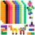 HSDAV 300 Pcs Math Linking Cubes – 10 Colors Connecting Counting Snap Blocks, Math Manipulatives for Early Math & Construction, Educational Toy for Preschool, Kindergarten, Homeschool
