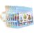 Hsei 6 Pack A3 Double-Layer Mesh Zipper Pouches Bags with Handles, Heavy Duty Large Zipper Pouch for Classroom Organization, Reusable Puzzle Bags for Board Games, Teacher Must Haves, 19.3×13 Inches