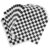 Hslife 100 Sheets Black&White Checkered Dry Waxed Deli Paper, 15x15in