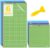 HTVRONT Cutting Mat, 6 Pcs, 12×12 & 12×24, Compatible with Maker & Explore