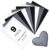 HTVRONT Felt Sheets for Crafts – 9pcs Black Gray White Stiff Felts, 8×12 Felt Sheet, 1mm Fabric Sheets, Thin Felt Pack Patchwork Craft Supplies, Felt Squares A4 Size