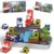 HtZestToysiop 35PCS Mini Magnetic Blocks, Magnetic Blocks Travel with Portable Iron Box, Magnetic Building Blocks STEM Learning Set for Ages 3 4 5 6 7 8, Suitable for Restaurant and Travel, Hedgehog