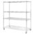 Hubxinly 5-Tier Heavy Duty Steel Storage Rack with Wheels