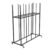 Hubxinly Large Art Storage Rack with Caster Wheels Iron 2 Tier Cart