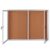 Hubxinly Weather Resistant Wall Mounted Notice Case Aluminum Frame