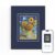Huessen Digital Frame, E-Ink Display, Wall Art Decor for Home & Office (Blue)