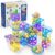 Hugeway 83Pcs Marble Run with Race Track Rolling Ball Set with Magnetic Bracks,Tiles and Marble Tracks,3-in-1 Building Blocks Kit,STEM Learning Toy Gift for Indoor Activity Boys Girls Aged 3+ Kids.