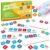 HugHush Magnetic Letter Tiles, Phonics Spelling Games Speech Therapy Phonemic Awareness Alphabet Fridge Magnets Learn to Read Science Reading Manipulative Elkonin Box Preschool Kindergarten Classroom