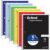 HUGRONTYCOY 6-Pack Single Subject Spiral Notebooks – College Ruled, 70 Sheets Each, 8″ x 10.5″, Assorted Colors, Perforated Pages for School, Office & Home Use