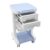 HUIBAI 3 Tier Medical Rolling Cartwith 2 Drawers for Spa (Blue)