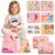 HUILIUSOU Busy Board Montessori Toys, Busy Book for 3 Year Old Toddler Boy Birthday Gifts, Montessori Toys Busy Board for Toddlers, Learning Educational Toddler Travel Activities