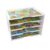 Huivyra 5 Tier Puzzle Organizer Rack, Space Saving Tabletop Layered Storage Shelf for Completed & in-Progress, Flat & Thick Puzzles, Board Game Organizer