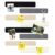 HULAVO 8Pcs Rectangle Felt Cork Board Bar Strips with 35 Pushpins, Self-Adhesive Bulletin Board Strips for Office School Home Wall Decor Stickers Memos Schedules Photos Display -Gradual Grey& Camel
