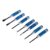 Hulex Supplies 7Pcs Hex Tool Kit for RC Helicopter, Plane, Car – 1.5mm to 5.5mm Hex Keys and Screwdrivers, Alloy Steel, Blue